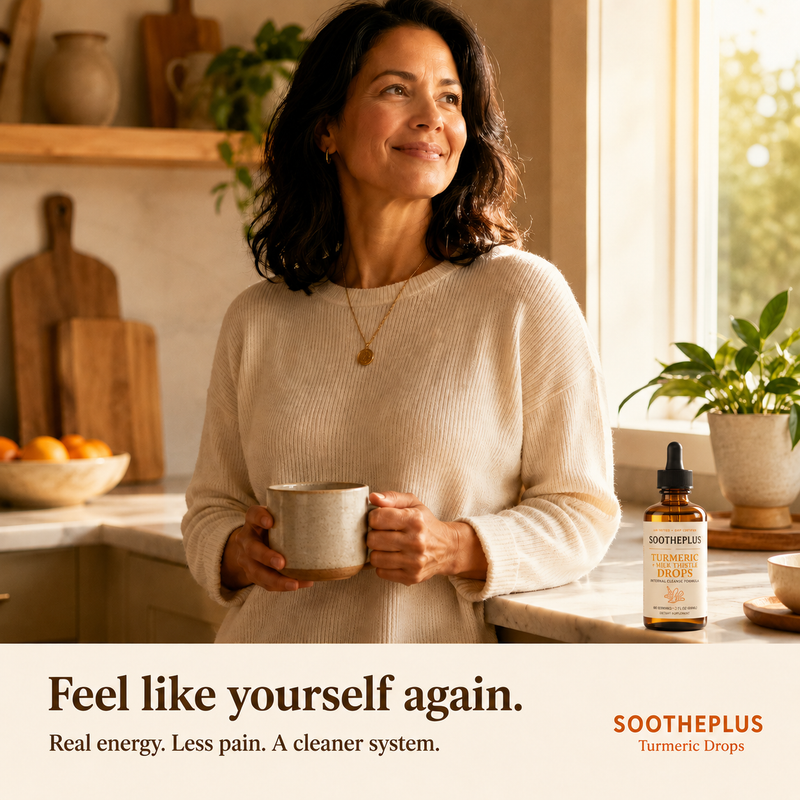 SOOTHEPLUS - TURMERIC + MILK THISTLE DROPS TO CLEANSE YOUR LIVER