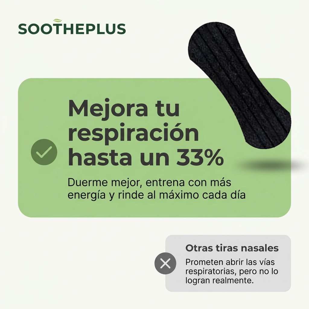 Bandas Nasales para Respiración Clara