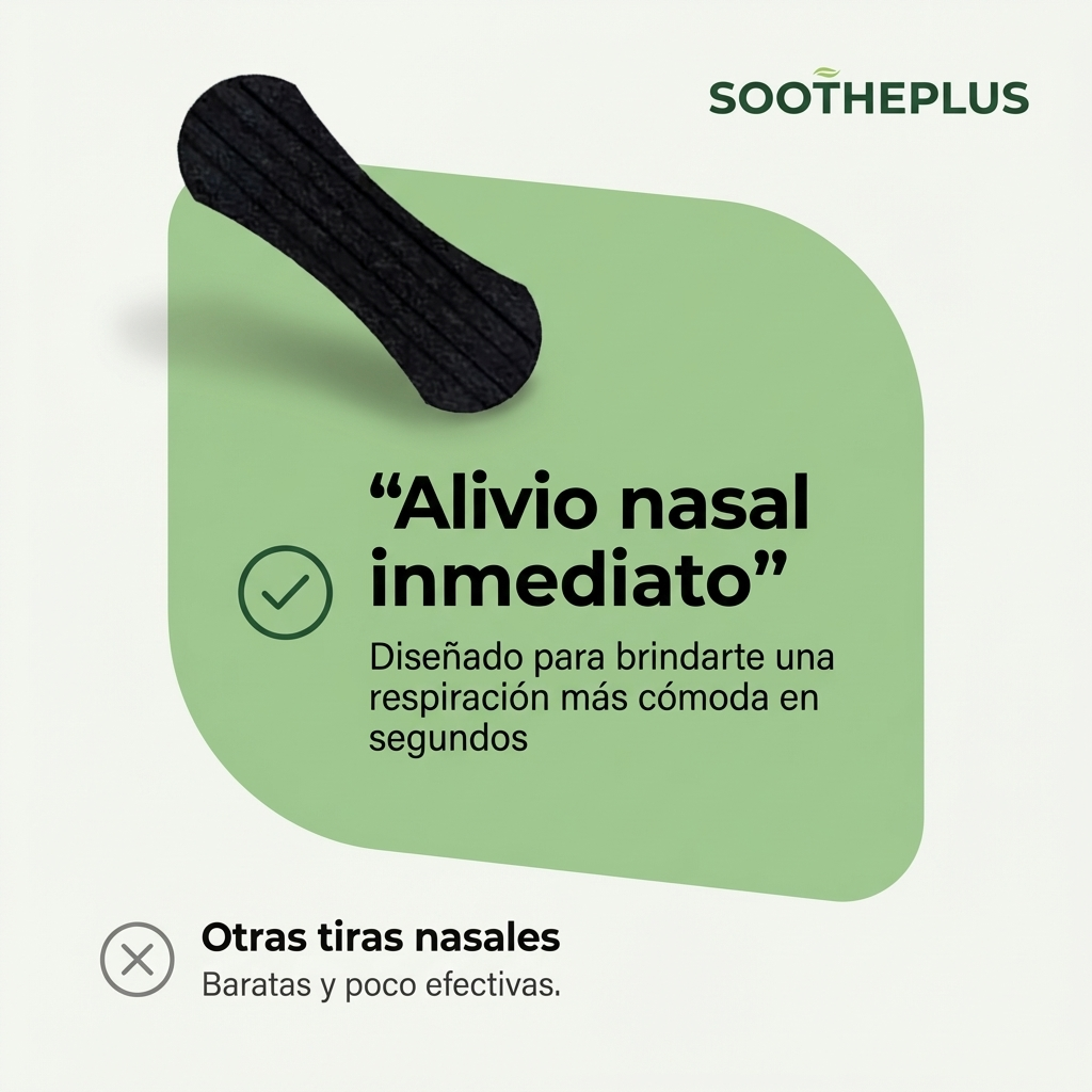 Bandas Nasales para Respiración Clara